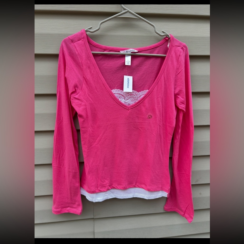 Aeropostale size L new with tags Y2K vintage Elena Gilbert babydoll tee shirt